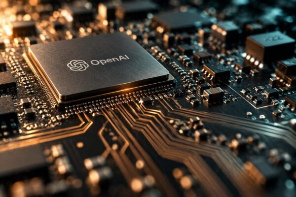 OpenAI-brikke på et kretskort